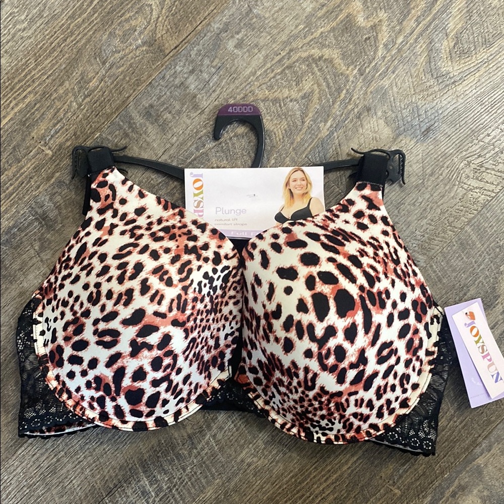 NEW Black and White Full-Coverage Bra